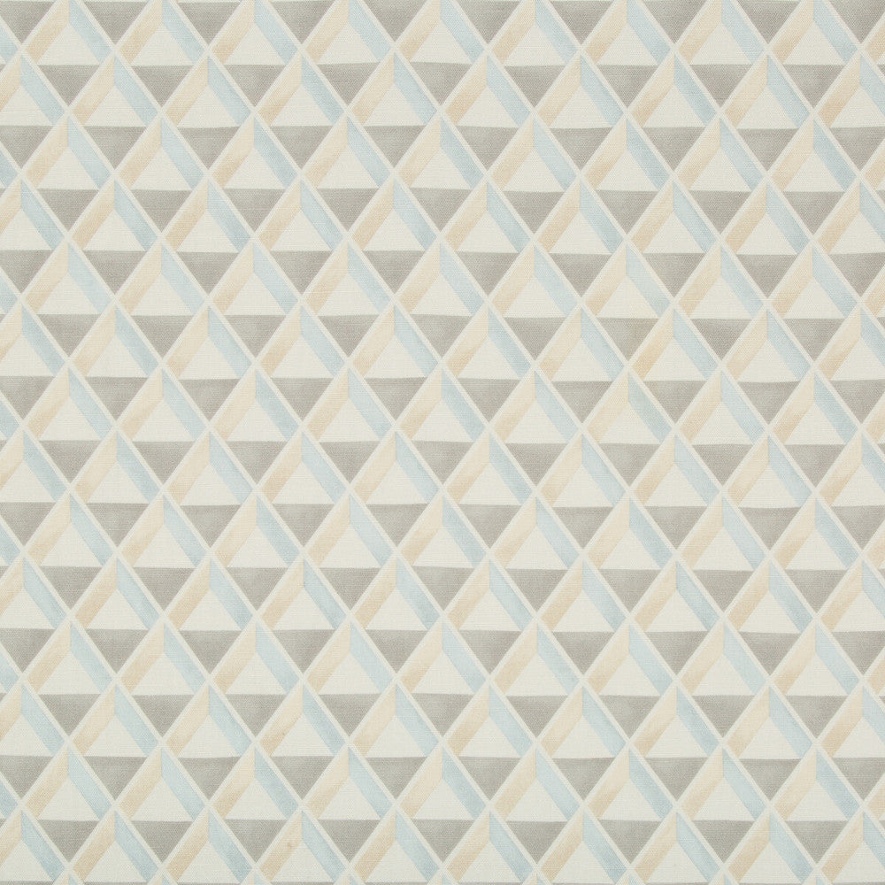 Cannes Print Blue/Beige by Lee Jofa Fabric SUZANNE KASLER THE RIVIERA COLLECTION COTTON - 52%;LINEN - 48% Italy MEDIUM Horizontal: 18 and Vertical: 25.2 54 - Fabric Carolina -