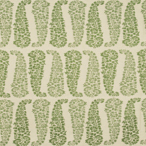 Lanare Paisley Ecru/Leaf by Lee Jofa Fabric