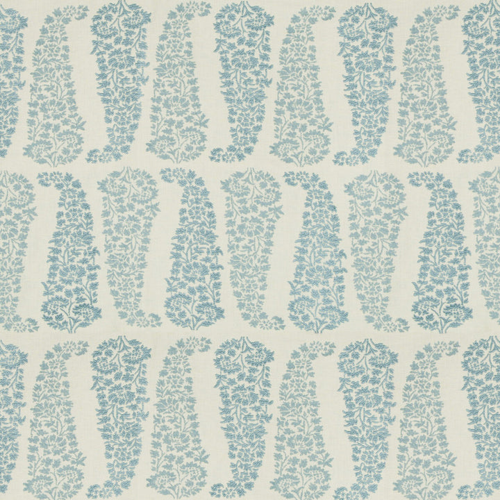 Lanare Paisley Ivory/Blue by Lee Jofa Fabric Lee Jofa Fabric Lanare Paisley Ivory/BlueFabric SUZANNE RHEINSTEIN III VISCOSE - 58%;LINEN - 24%;COTTON - 18% Italy </p><p>Repeat: H: 6.9, V: 20.2 55.12 - Fabric Carolina -