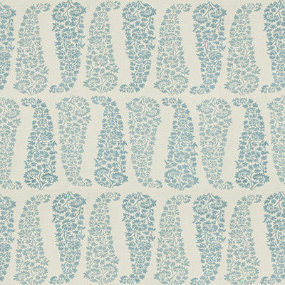 Lanare Paisley Ivory/Blue by Lee Jofa Fabric