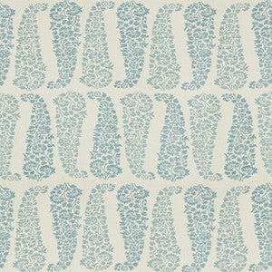 Lanare Paisley Ivory/Blue by Lee Jofa Fabric