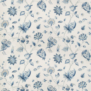 Hollin Print Indigo by Lee Jofa Fabric