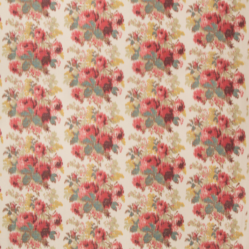 Alderley Print Rose by Lee Jofa Fabric MANOR HOUSE COTTON - 60%;RAYON - 40% India Horizontal: 26.5 and Vertical: 17.7 53 - Fabric Carolina -