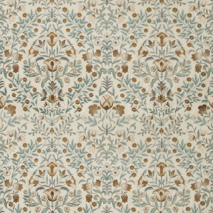 Luxford Embroidery Mist by Lee Jofa Fabric MANOR HOUSE VISCOSE - 70%;SPUN POLYESTER - 30% India LIGHT Horizontal: 25.5 and Vertical: 31.5 51 - Fabric Carolina -