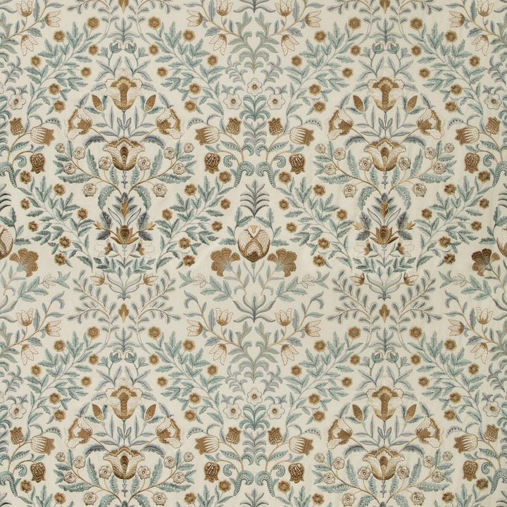 Luxford Embroidery Mist by Lee Jofa Fabric Lee Jofa Fabric Luxford Embroidery MistFabric MANOR HOUSE VISCOSE - 70%;SPUN POLYESTER - 30% India </p><p>Repeat: H: 25.5, V: 31.5 51 - Fabric Carolina -
