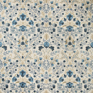 Luxford Embroidery Indigo by Lee Jofa Fabric