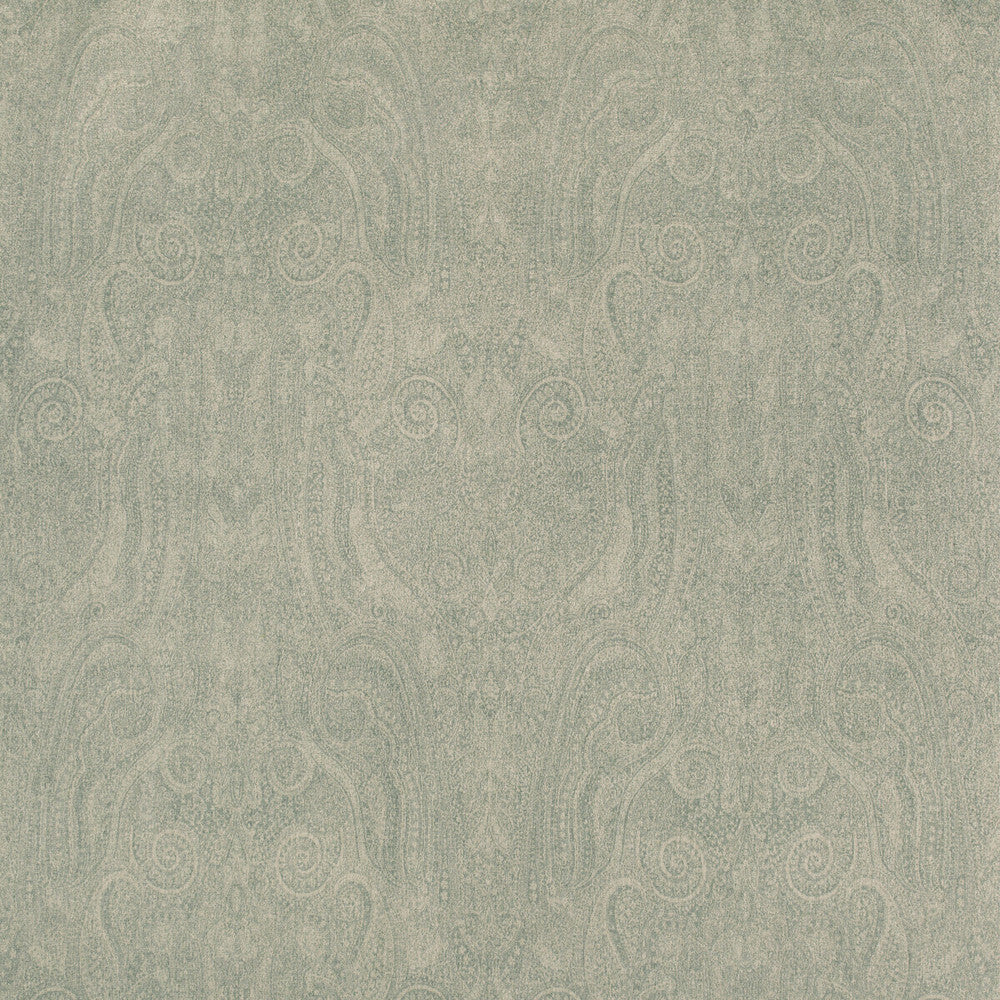 Foxhill Paisley Aqua by Lee Jofa Fabric MANOR HOUSE VISCOSE FLAX - 36%;ACRYLIC CHENILLE - 31%;LINEN - 18%;COTTON - 12%;POLYESTER - 3% Italy - Horizontal: 27 and Vertical: 36 54 - Fabric Carolina -