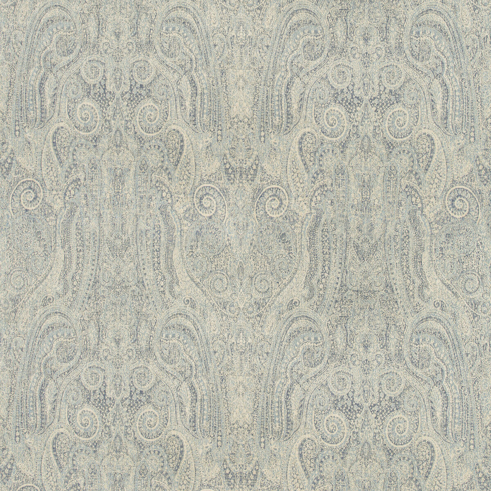 Foxhill Paisley Denim by Lee Jofa Fabric MANOR HOUSE VISCOSE FLAX - 36%;ACRYLIC CHENILLE - 31%;LINEN - 18%;COTTON - 12%;POLYESTER - 3% Italy Horizontal: 27 and Vertical: 36 54 - Fabric Carolina -