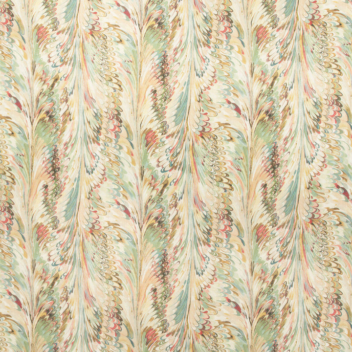 Taplow Print Juniper/Petal by Lee Jofa Designer Fabric MANOR HOUSE LINEN - 100% Austria MEDIUM Horizontal: 36.5 and Vertical: 31.5 56.8 - Swanky Fabrics -