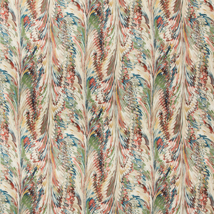 Taplow Print Spice/Leaf by Lee Jofa Fabric MANOR HOUSE LINEN - 100% Austria MEDIUM Horizontal: 14.2 and Vertical: 24.9 56.8 - Fabric Carolina -