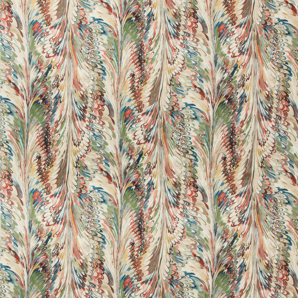 Taplow Print Spice/Leaf by Lee Jofa Fabric MANOR HOUSE LINEN - 100% Austria MEDIUM Horizontal: 36.5 and Vertical: 31.5 56.8 - Fabric Carolina -