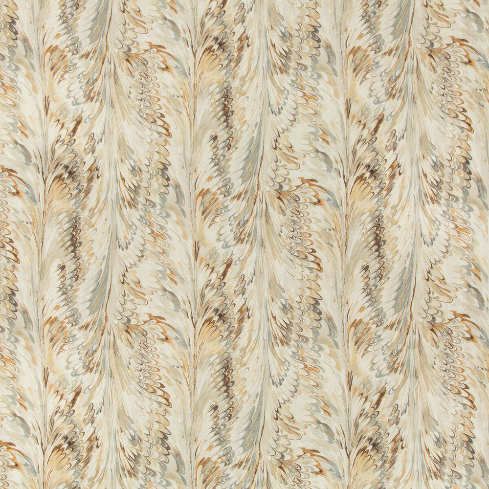 Taplow Print Sand/Dove by Lee Jofa Fabric MANOR HOUSE LINEN - 100% Austria MEDIUM Horizontal: 36.5 and Vertical: 31.5 56.8 - Fabric Carolina -