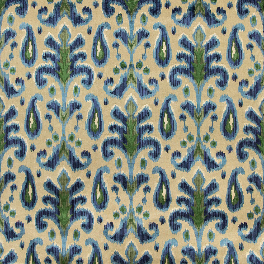 Bronwen Velvet Blue/Green by Lee Jofa Fabric HARLINGTON VELVETS VISCOSE - 79%;COTTON - 11%;POLYESTER - 10% Belgium HEAVY Horizontal: 26.77 and Vertical: 29.53 53.54 - Fabric Carolina -