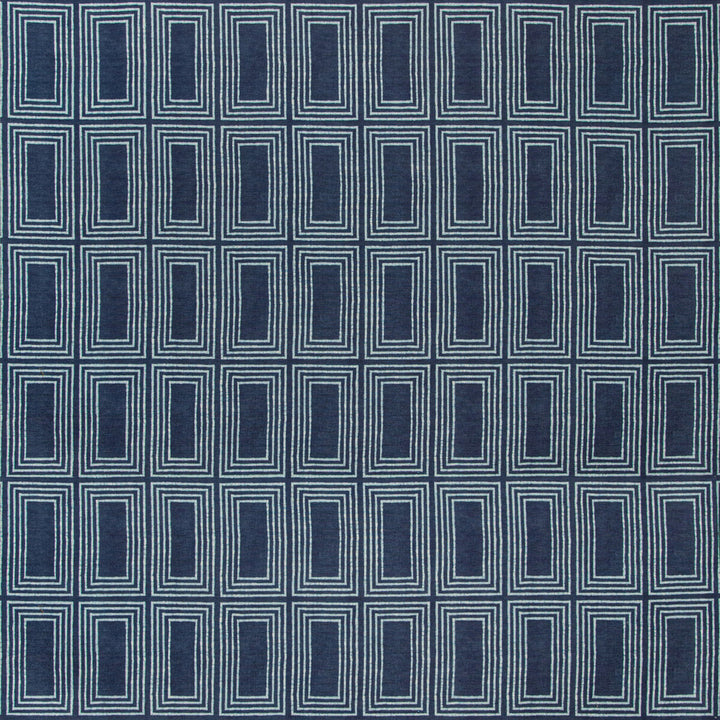 Cadre Indigo by Lee Jofa Fabric THOMAS O'BRIEN INDOOR OUTDOOR POLYESTER - 100% Italy HEAVY Horizontal: 27 and Vertical: 36 54 - Fabric Carolina -