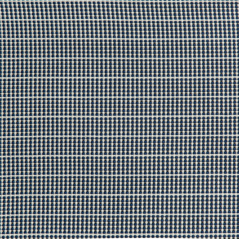 Portique Indigo by Lee Jofa Fabric THOMAS O'BRIEN INDOOR OUTDOOR SOLUTION DYED ACRYLIC - 100% Belgium HEAVY Horizontal: 0.24 and Vertical: 1 53.54 - Fabric Carolina -