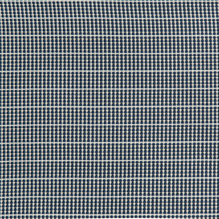 Portique Indigo by Lee Jofa Fabric THOMAS O'BRIEN INDOOR OUTDOOR SOLUTION DYED ACRYLIC - 100% Belgium HEAVY Horizontal: 0.24 and Vertical: 1 53.54 - Fabric Carolina -