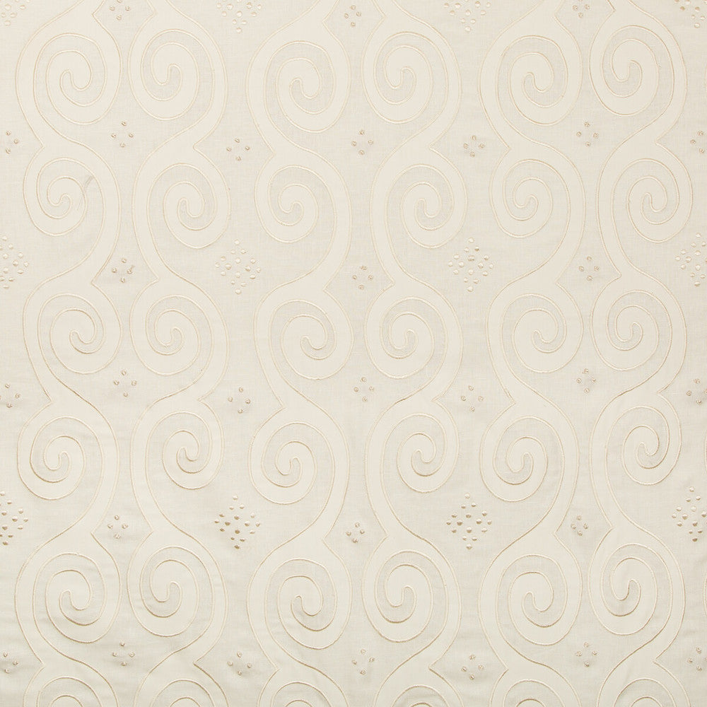 Serevan Cream by Lee Jofa Fabric CARRIER AND COMPANY LINEN - 52%;COTTON - 34%;POLYESTER - 10%;VISCOSE - 4% India - Horizontal: 10.43 and Vertical: 11.81 51.95 - Fabric Carolina -