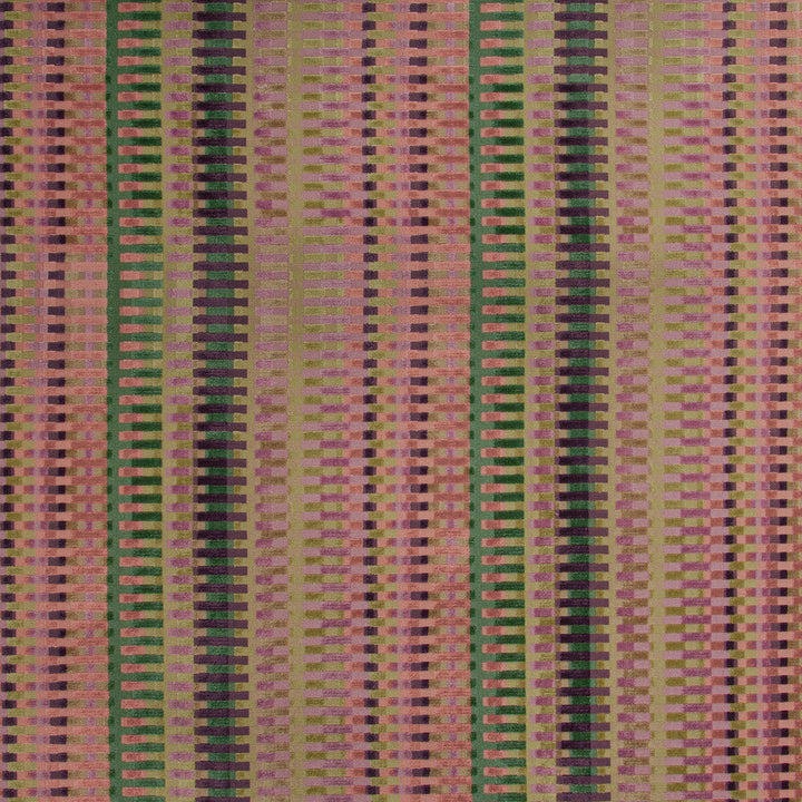 Picket Multi/Plum by Lee Jofa Designer Fabric CARRIER AND COMPANY VISCOSE - 63%;COTTON - 37% India HEAVY Horizontal: 13.38 and Vertical: 0.67 54.31 - Swanky Fabrics -