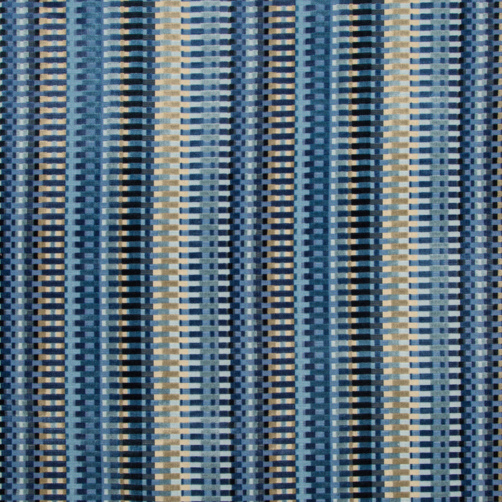 Picket Night Sky by Lee Jofa Fabric CARRIER AND COMPANY VISCOSE - 63%;COTTON - 37% India HEAVY Horizontal: 13.38 and Vertical: 0.67 54.31 - Fabric Carolina -