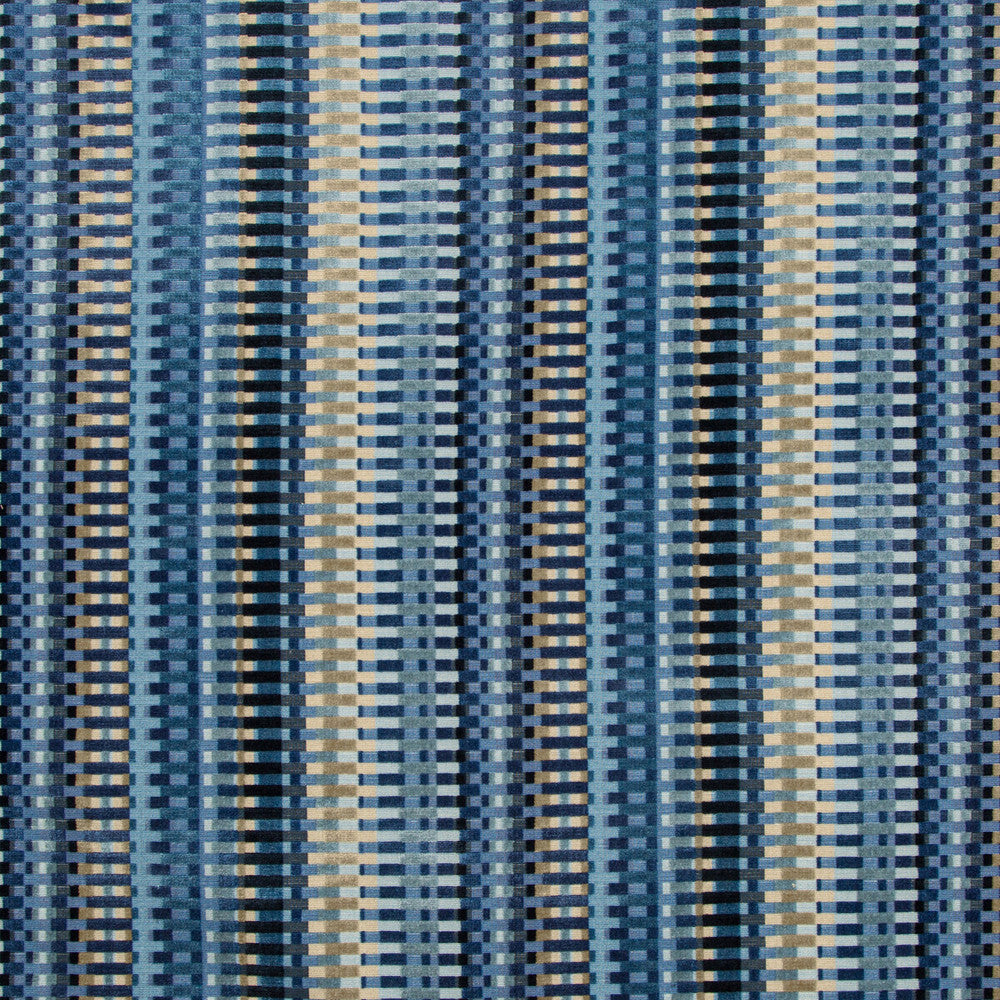 Picket Night Sky by Lee Jofa Fabric CARRIER AND COMPANY VISCOSE - 63%;COTTON - 37% India HEAVY Horizontal: 13.38 and Vertical: 0.67 54.31 - Fabric Carolina -