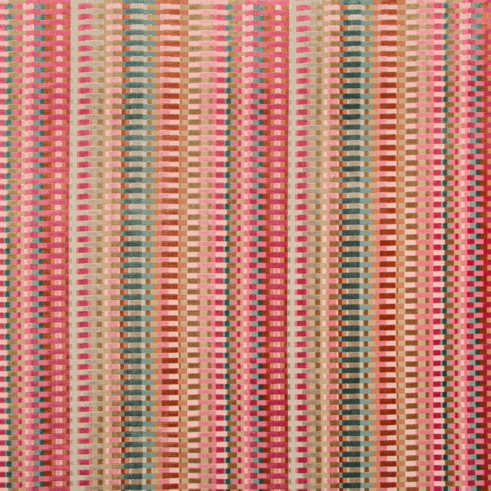 Picket Multi/Russet by Lee Jofa Fabric CARRIER AND COMPANY VISCOSE - 63%;COTTON - 37% India HEAVY Horizontal: 13.38 and Vertical: 0.67 54.31 - Fabric Carolina -
