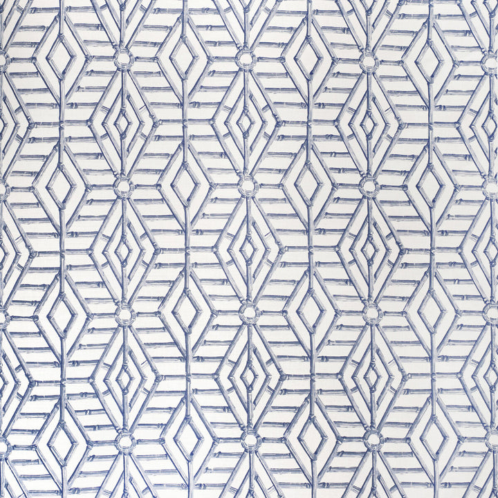Bamboo Cane Blue by Lee Jofa Fabric PAOLO MOSCHINO FABRICS LINEN - 67%;COTTON - 33% United Kingdom HEAVY Horizontal: 9.45 and Vertical: 5.12 53.94 - Fabric Carolina -