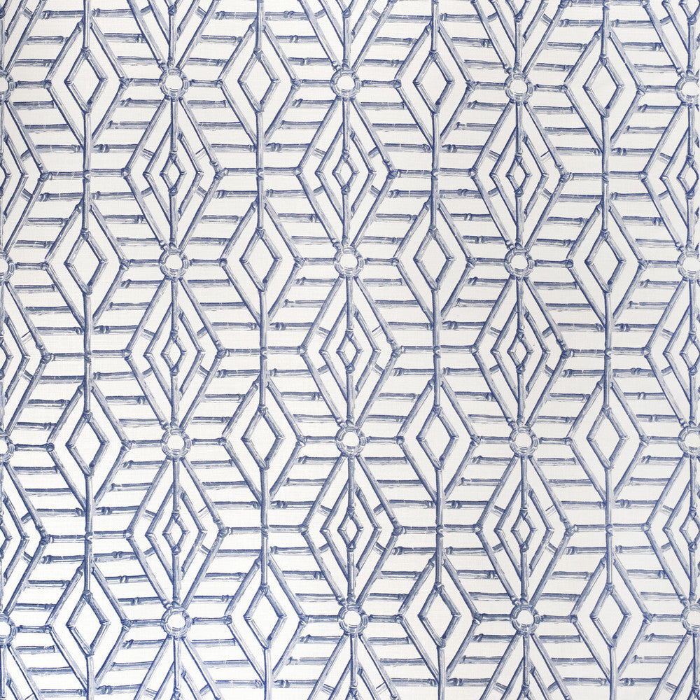 Bamboo Cane Blue by Lee Jofa Fabric PAOLO MOSCHINO FABRICS LINEN - 67%;COTTON - 33% United Kingdom HEAVY Horizontal: 9.45 and Vertical: 5.12 53.94 - Fabric Carolina -