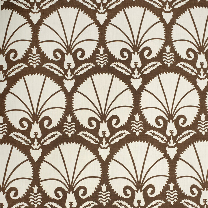 Bursa Brown by Lee Jofa Fabric PAOLO MOSCHINO FABRICS LINEN - 100% United Kingdom MEDIUM Horizontal: 23.62 and Vertical: 23.62 48 - Fabric Carolina -