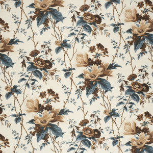 De La Tour Blu/Brow/Whi by Lee Jofa Fabric