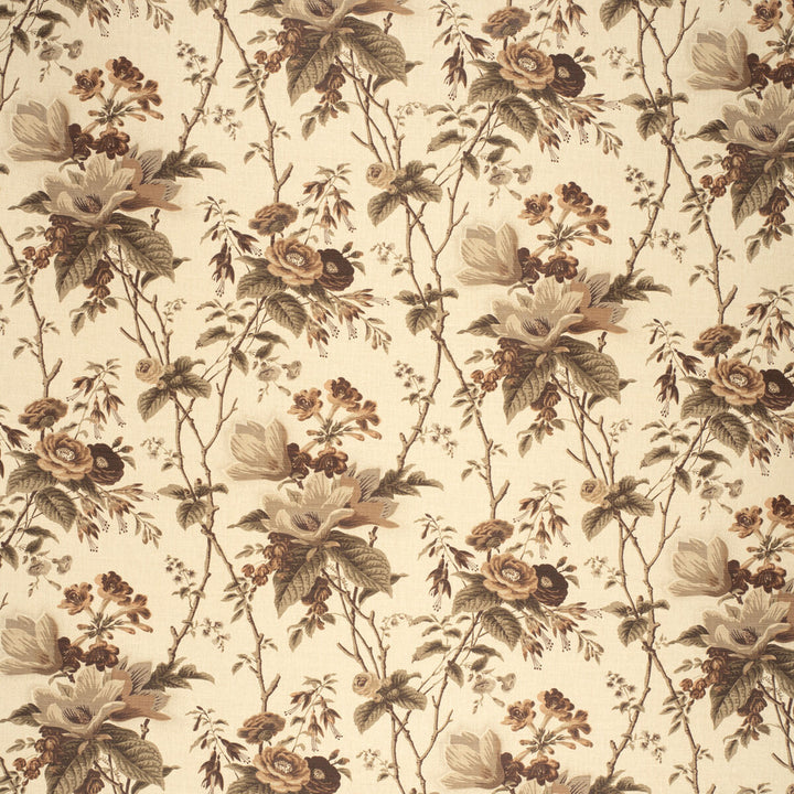 De La Tour Plum/Brow/Ecru by Lee Jofa Fabric PAOLO MOSCHINO FABRICS LINEN - 67%;COTTON - 33% United Kingdom HEAVY Horizontal: 19.88 and Vertical: 23.03 50 - Fabric Carolina -