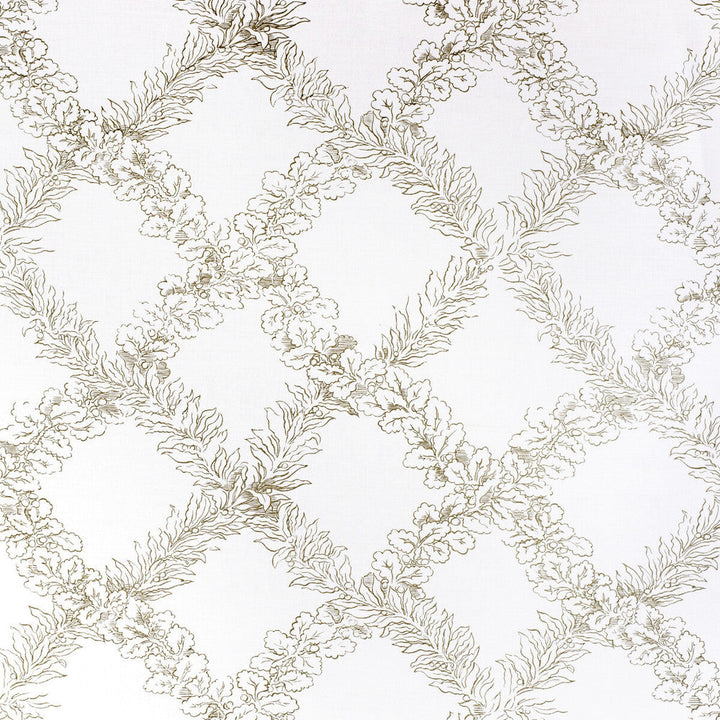 Leaf Trellis Sage by Lee Jofa Designer Fabric PAOLO MOSCHINO FABRICS LINEN - 67%;COTTON - 33% United Kingdom HEAVY Horizontal: 16.93 and Vertical: 16.14 53.94 - Swanky Fabrics -