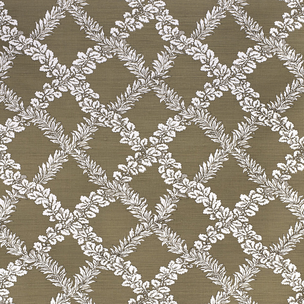 Leaf Trellis Green by Lee Jofa Fabric PAOLO MOSCHINO FABRICS LINEN - 67%;COTTON - 33% United Kingdom HEAVY Horizontal: 16.93 and Vertical: 16.14 53.94 - Fabric Carolina -