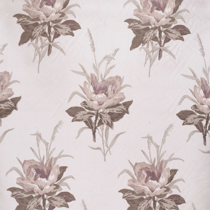 Melba Flower Plum/White by Lee Jofa Fabric PAOLO MOSCHINO FABRICS LINEN - 67%;COTTON - 33% United Kingdom HEAVY Horizontal: 16.14 and Vertical: 25.59 50 - Fabric Carolina -