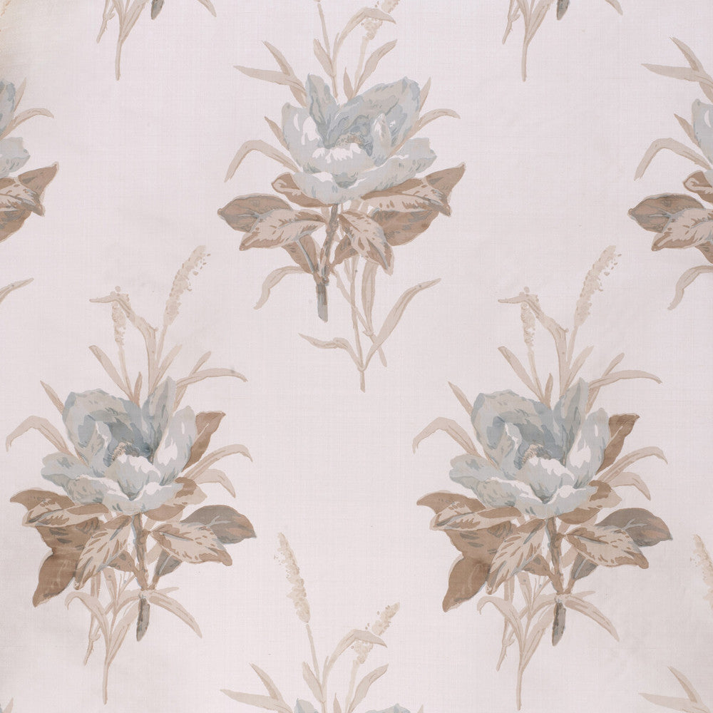 Melba Flower Lichen/Ecru by Lee Jofa Fabric PAOLO MOSCHINO FABRICS LINEN - 67%;COTTON - 33% United Kingdom HEAVY Horizontal: 16.14 and Vertical: 25.59 50 - Fabric Carolina -