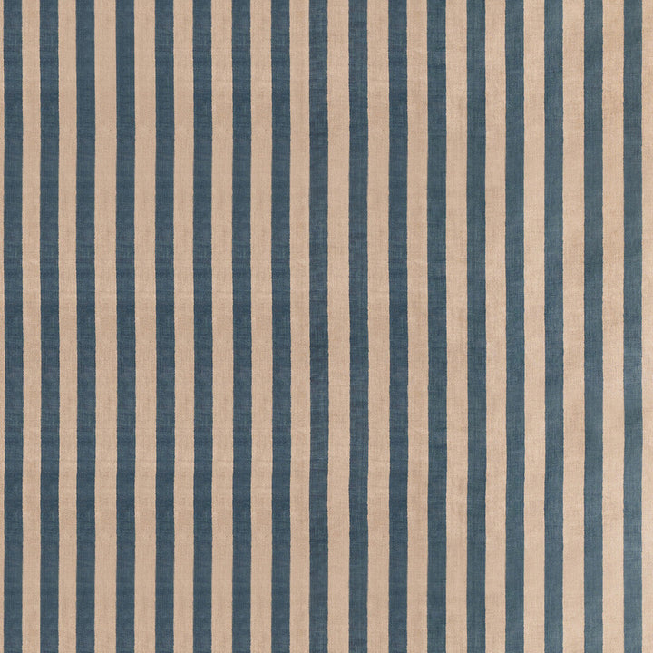 Melba Stripe Teal by Lee Jofa Designer Fabric PAOLO MOSCHINO FABRICS LINEN - 100% United Kingdom - Horizontal: 1.97 and Vertical: 0 51.97 - Swanky Fabrics -