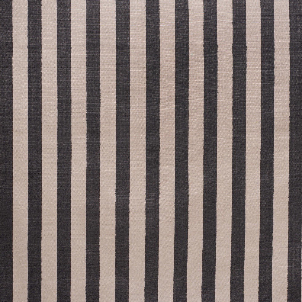 Melba Stripe Black by Lee Jofa Fabric PAOLO MOSCHINO FABRICS LINEN - 100% United Kingdom HEAVY Horizontal: 1.97 and Vertical: 0 50 - Fabric Carolina -