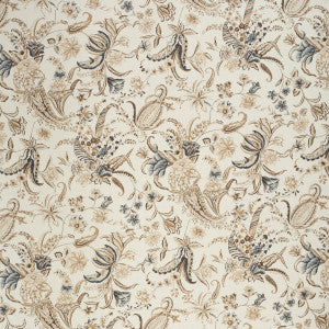 Paisley Passion Brow/Navy by Lee Jofa Fabric