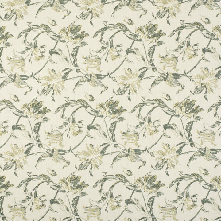 Russian Tulip Green by Lee Jofa Fabric PAOLO MOSCHINO FABRICS LINEN - 67%;COTTON - 33% United Kingdom HEAVY Horizontal: 17.72 and Vertical: 9.06 53.94 - Fabric Carolina -