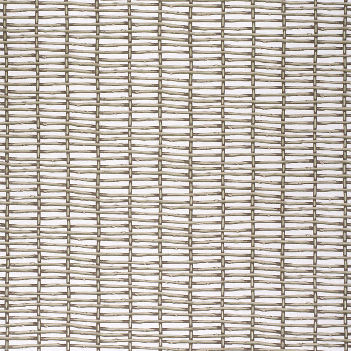 Twig Fence Green/White by Lee Jofa Fabric PAOLO MOSCHINO FABRICS LINEN - 67%;COTTON - 33% United Kingdom HEAVY Horizontal: 18.5 and Vertical: 18.5 53.94 - Fabric Carolina -