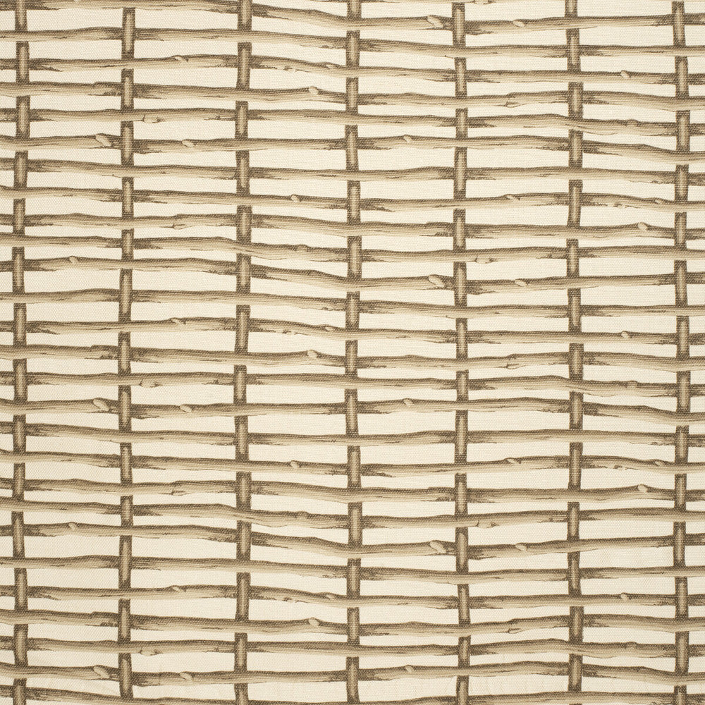 Twig Fence Brown/Ecru by Lee Jofa Fabric Lee Jofa Fabric Twig Fence Brown/EcruFabric PAOLO MOSCHINO FABRICS LINEN - 67%;COTTON - 33% United Kingdom </p><p>Repeat: H: 18.5, V: 18.5 53.94 - Fabric Carolina -