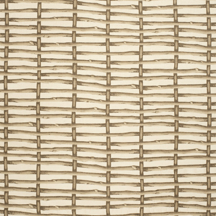 Twig Fence Brown/Ecru by Lee Jofa Fabric Lee Jofa Fabric Twig Fence Brown/EcruFabric PAOLO MOSCHINO FABRICS LINEN - 67%;COTTON - 33% United Kingdom </p><p>Repeat: H: 18.5, V: 18.5 53.94 - Fabric Carolina -