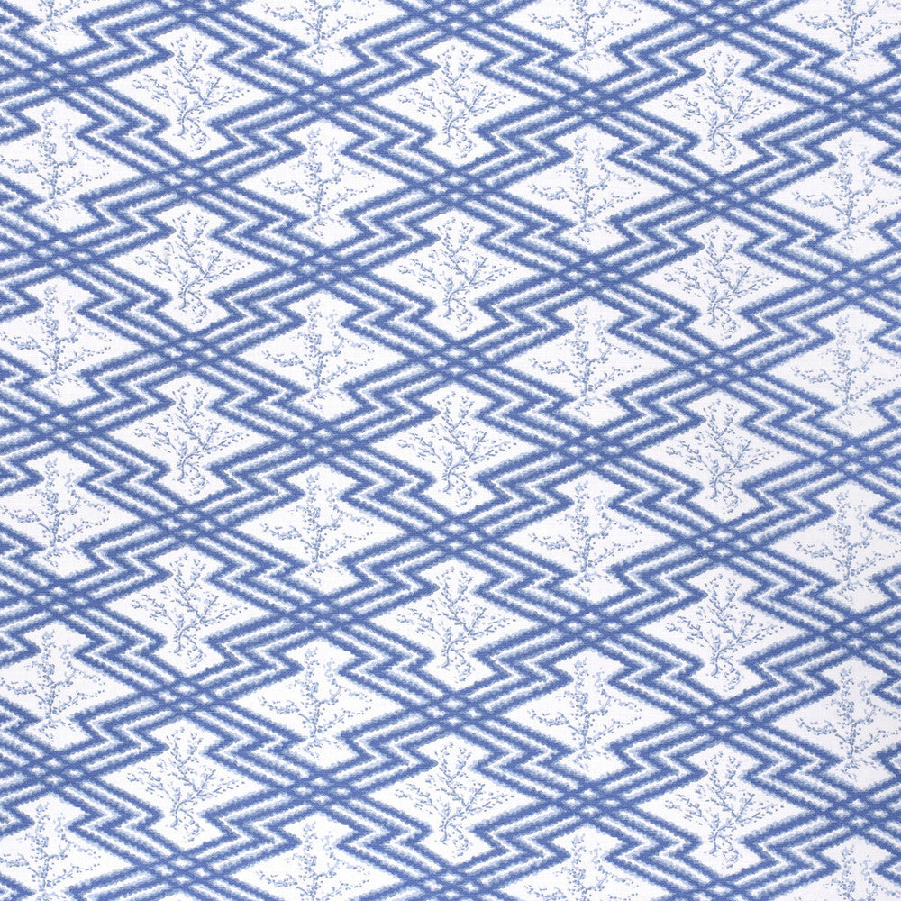Via Krupp Blue/White by Lee Jofa Fabric PAOLO MOSCHINO FABRICS LINEN - 67%;COTTON - 33% United Kingdom HEAVY Horizontal: 9.06 and Vertical: 6.3 53.94 - Fabric Carolina -