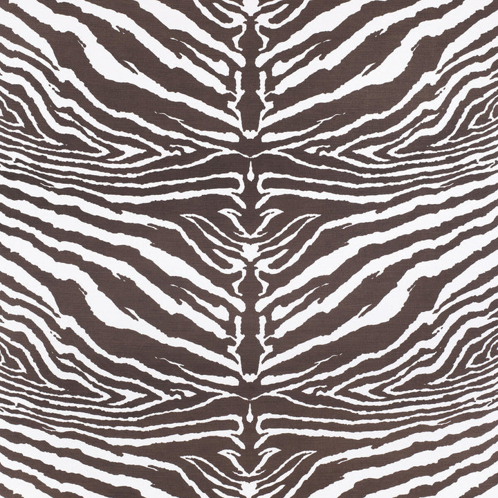 Zebra Brown by Lee Jofa Designer Fabric PAOLO MOSCHINO FABRICS LINEN - 67%;COTTON - 33% United Kingdom HEAVY Horizontal: - and Vertical: 40.55 52.76 - Swanky Fabrics -