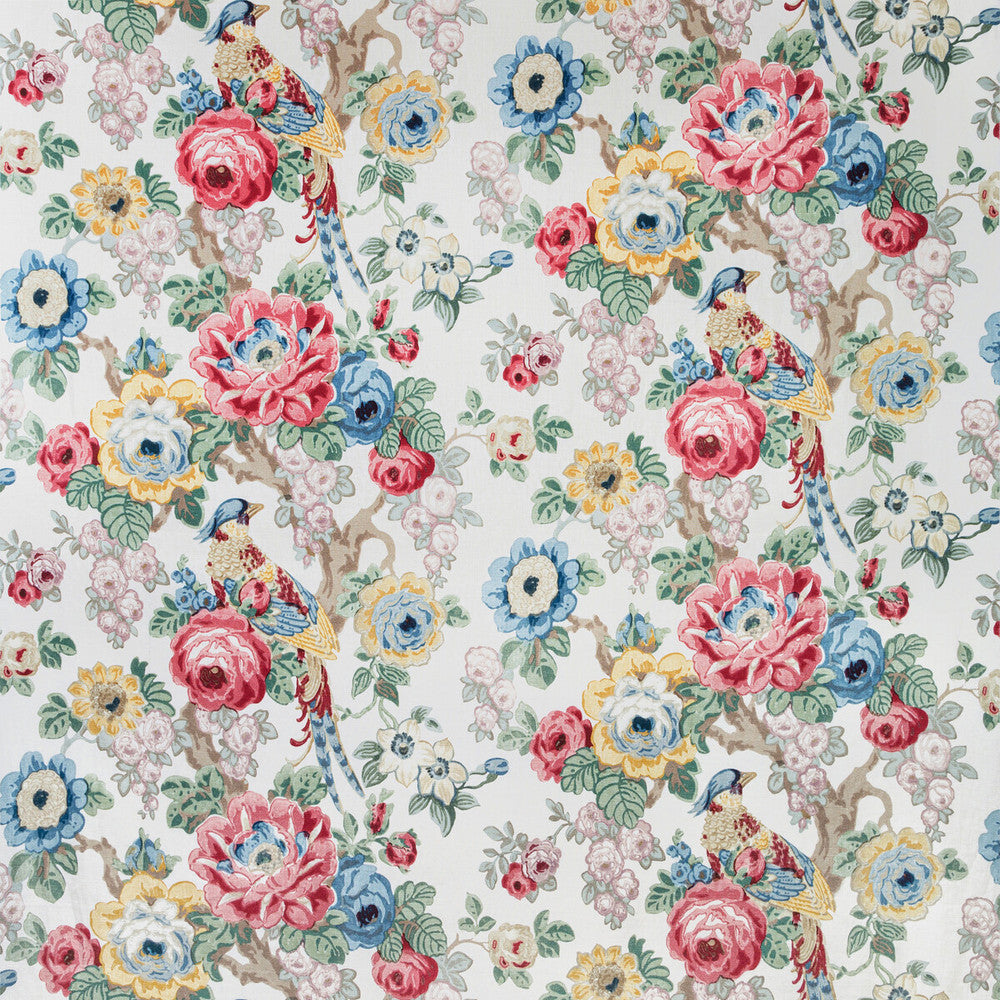Avondale Print Rose/Gold by Lee Jofa Fabric AVONDALE COTTON - 49%;VISCOSE - 46%;POLYESTER - 5% Italy HEAVY Horizontal: 26.2 and Vertical: 26.4 52 - Fabric Carolina -