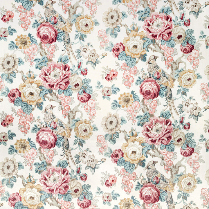 Avondale Print Ruby/Spice by Lee Jofa Fabric AVONDALE COTTON - 49%;VISCOSE - 46%;POLYESTER - 5% Italy HEAVY Horizontal: 26.2 and Vertical: 26.4 52 - Fabric Carolina -