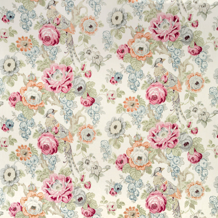 Avondale Print Berry/Slate by Lee Jofa Fabric AVONDALE COTTON - 49%;VISCOSE - 46%;POLYESTER - 5% Italy HEAVY Horizontal: 26.2 and Vertical: 26.4 52 - Fabric Carolina -