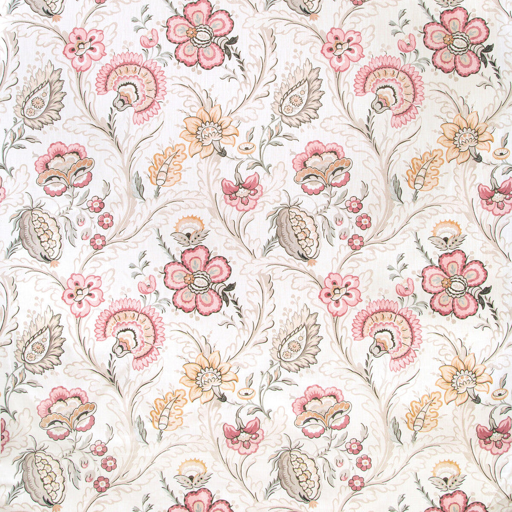 Wimberly Print Blush/Stone by Lee Jofa Fabric AVONDALE LINEN - 100% United Kingdom MEDIUM Horizontal: 27 and Vertical: 26.67 54 - Fabric Carolina -