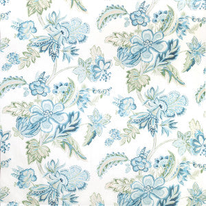 Augustine Print Aqua by Lee Jofa Fabric