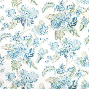Augustine Print Aqua by Lee Jofa Fabric