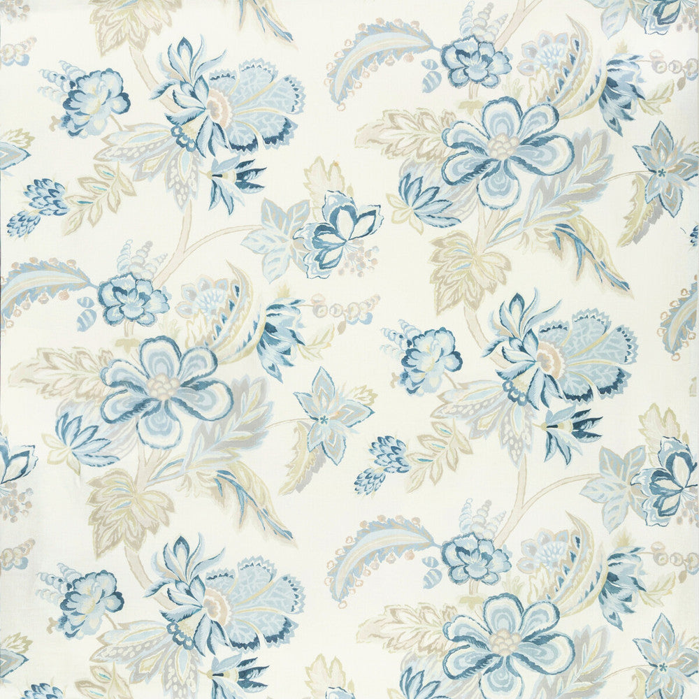 Augustine Print Lake by Lee Jofa Designer Fabric AVONDALE LINEN - 100% Italy Horizontal: 55.12 and Vertical: 41.34 55.12 - Swanky Fabrics -